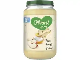 Hoogvliet Olvarit 8+ Maanden Peer Appel Zuivel aanbieding
