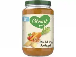 Hoogvliet Olvarit 8+ Maanden Wortel Kip Aardappel aanbieding