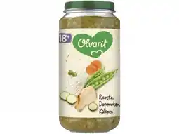 Hoogvliet Olvarit 18+ Maanden Risotto Doperwten Kalkoen aanbieding