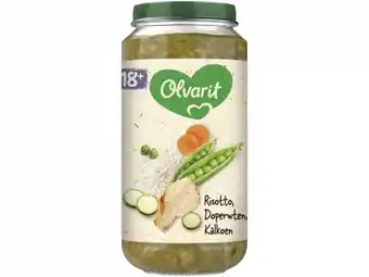 Hoogvliet Olvarit 18+ Maanden Risotto Doperwten Kalkoen aanbieding