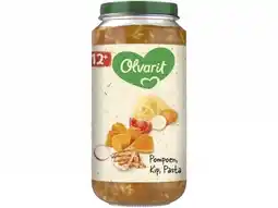Hoogvliet Olvarit 12+ Maanden Pompoen Kip Pasta aanbieding