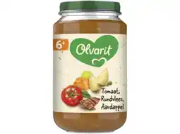 Hoogvliet Olvarit 6+ Maanden Tomaat Rund Aardappel Wortel aanbieding