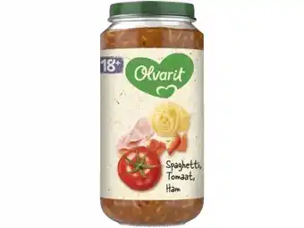 Hoogvliet Olvarit 18+ Maanden Spaghetti Tomaat Ham aanbieding