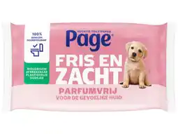 Hoogvliet Page vochtig toiletpapier - Sensitive aanbieding
