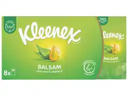 Hoogvliet Kleenex Zakdoekjes balsem aanbieding