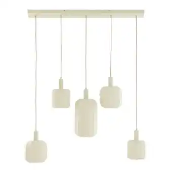 Trendhopper Hanglamp Tulsa 5-lichts Creme aanbieding