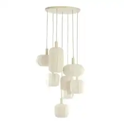 Trendhopper Hanglamp Tulsa 7-lichts rond Creme aanbieding