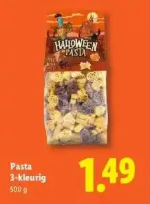 Lidl Pasta 3-kleurig aanbieding