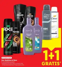 Lidl Axe, Andrélon en Dove aanbieding