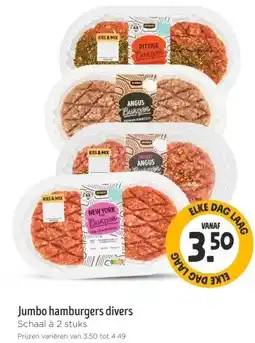 Jumbo Jumbo hamburgers divers aanbieding