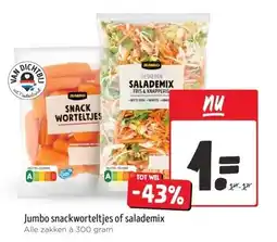 Jumbo Jumbo snackworteltjes of salademix aanbieding