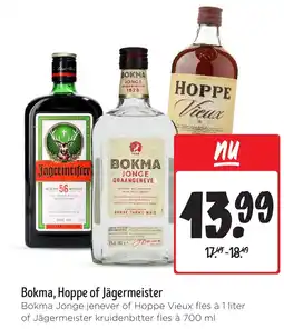 Jumbo Bokma, Hoppe of Jägermeister aanbieding