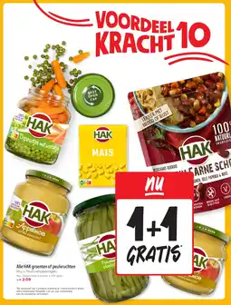 Jumbo Alle HAK groenten of peulvruchten aanbieding