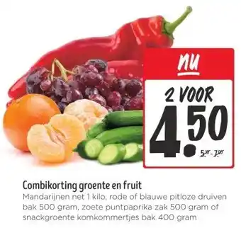 Jumbo Combikorting groente en fruit aanbieding