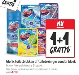 Jumbo Glorix toiletblokken of toiletreiniger zonder bleek aanbieding