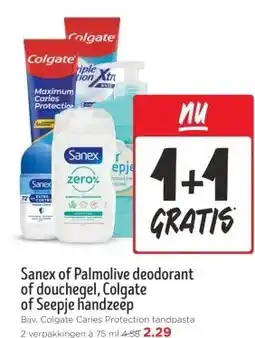 Jumbo Sanex of Palmolive deodorant of douchegel, Colgate of Seepje handzeep aanbieding