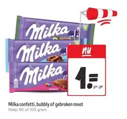 Jumbo Milka confetti, bubbly of gebroken moot aanbieding
