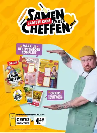 Jumbo RECEPTENVERZAMELBOEK NICK TOET aanbieding