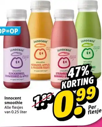 Hoogvliet Innocent smoothie aanbieding