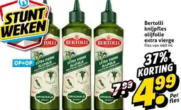 Hoogvliet Bertolli knijpfles olijfolie extra vierge aanbieding