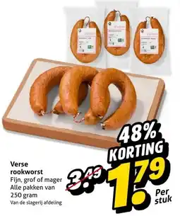 Hoogvliet Verse rookworst aanbieding