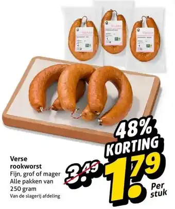 Hoogvliet Verse rookworst aanbieding