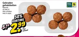Hoogvliet Gebraden gehaktballen aanbieding