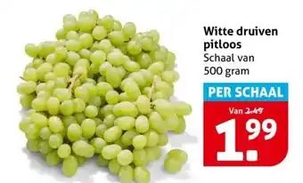 Hoogvliet Witte druiven pitloos aanbieding