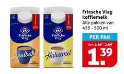 Hoogvliet Friesche Vlag koffiemelk aanbieding