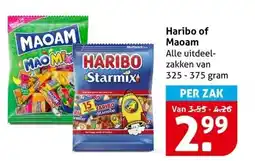 Hoogvliet Haribo of Maoam aanbieding