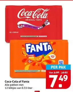 Hoogvliet Coca-Cola of Fanta aanbieding