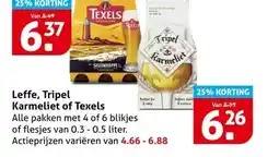 Hoogvliet Leffe, Tripel Karmeliet of Texels aanbieding