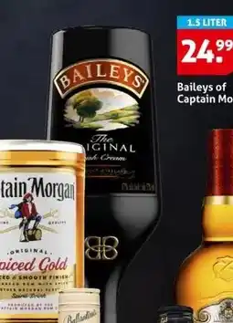 Hoogvliet Baileys of Captain Morgan aanbieding