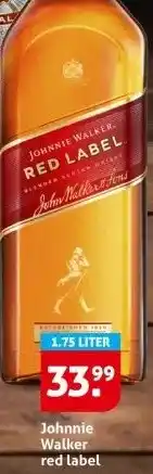Hoogvliet Johnnie Walker red label aanbieding