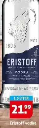 Hoogvliet Eristoff vodka aanbieding