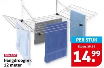 Hoogvliet Hangdroogrek 12 meter aanbieding
