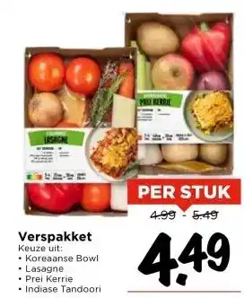 Vomar Voordeelmarkt Verspakket aanbieding