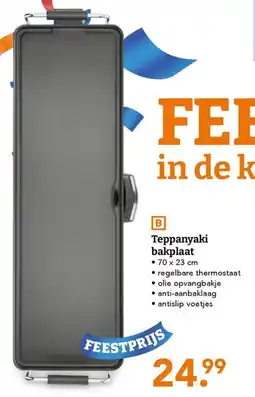 Blokker Teppanyaki bakplaat aanbieding