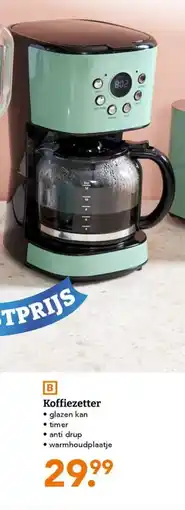 Blokker Koffiezetter aanbieding