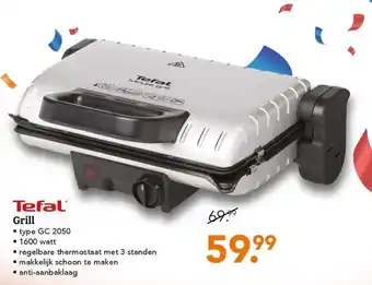 Blokker Tefal Grill aanbieding