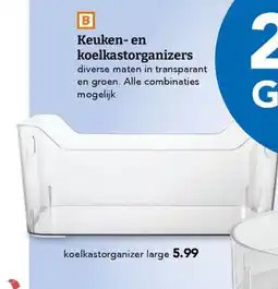Blokker koelkastorganizer large aanbieding