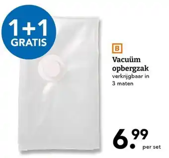 Blokker Vacuüm opbergzak aanbieding