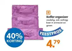Blokker Koffer organizer aanbieding