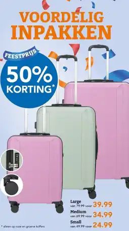 Blokker Koffers aanbieding