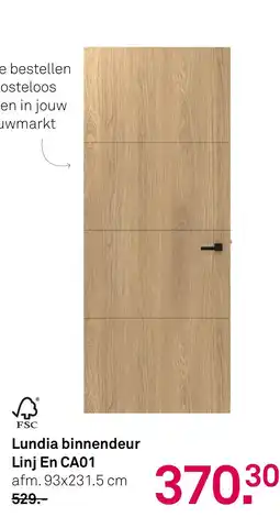Karwei Lundia binnendeur Linj En CA01 aanbieding