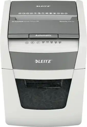 Coolblue Leitz IQ Small Office Auto+ 50 Papiervernietiger P4 aanbieding