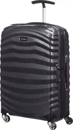 Coolblue Samsonite Lite-Shock Spinner 55cm Black aanbieding