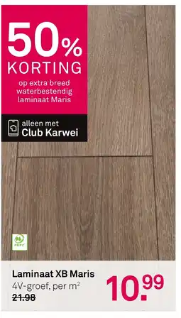 Karwei Laminaat XB Maris aanbieding