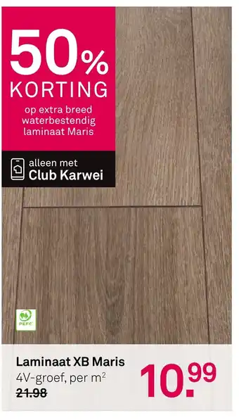 Karwei Laminaat XB Maris aanbieding