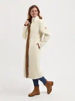 ANWB Mgo River Dames Lange tussenjas Teddy look Gebroken Wit aanbieding